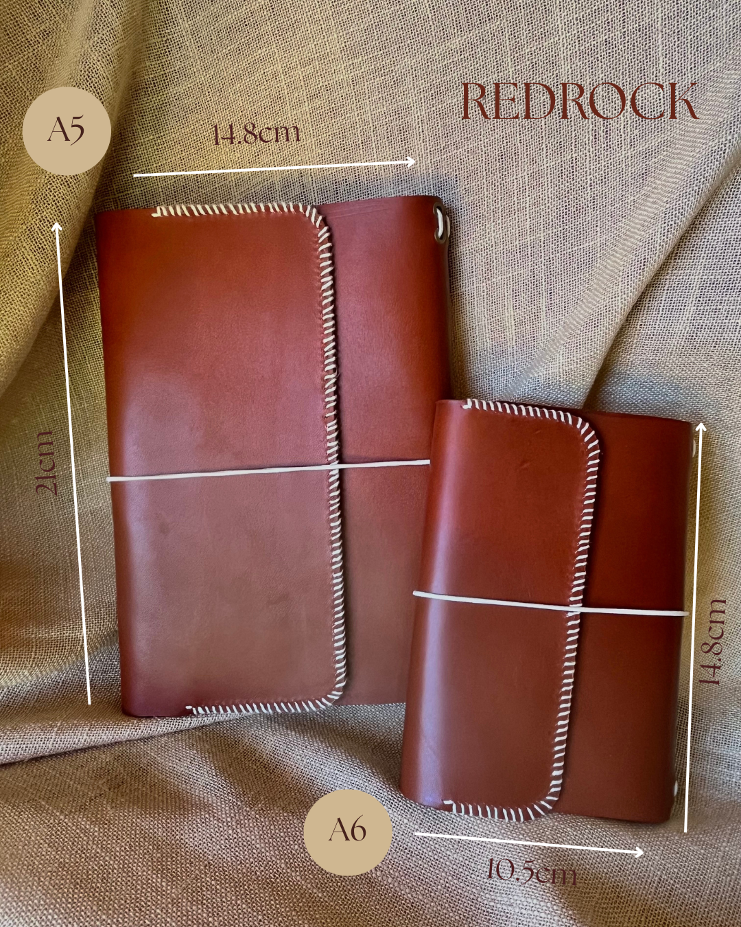 Carnet couverture en cuir personnalisable