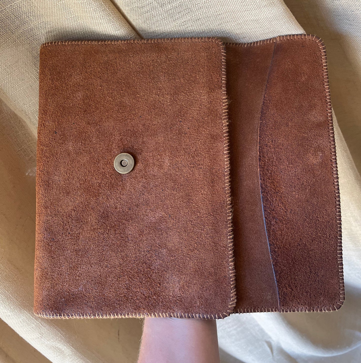 Livre d’or en cuir véritable – Format A5