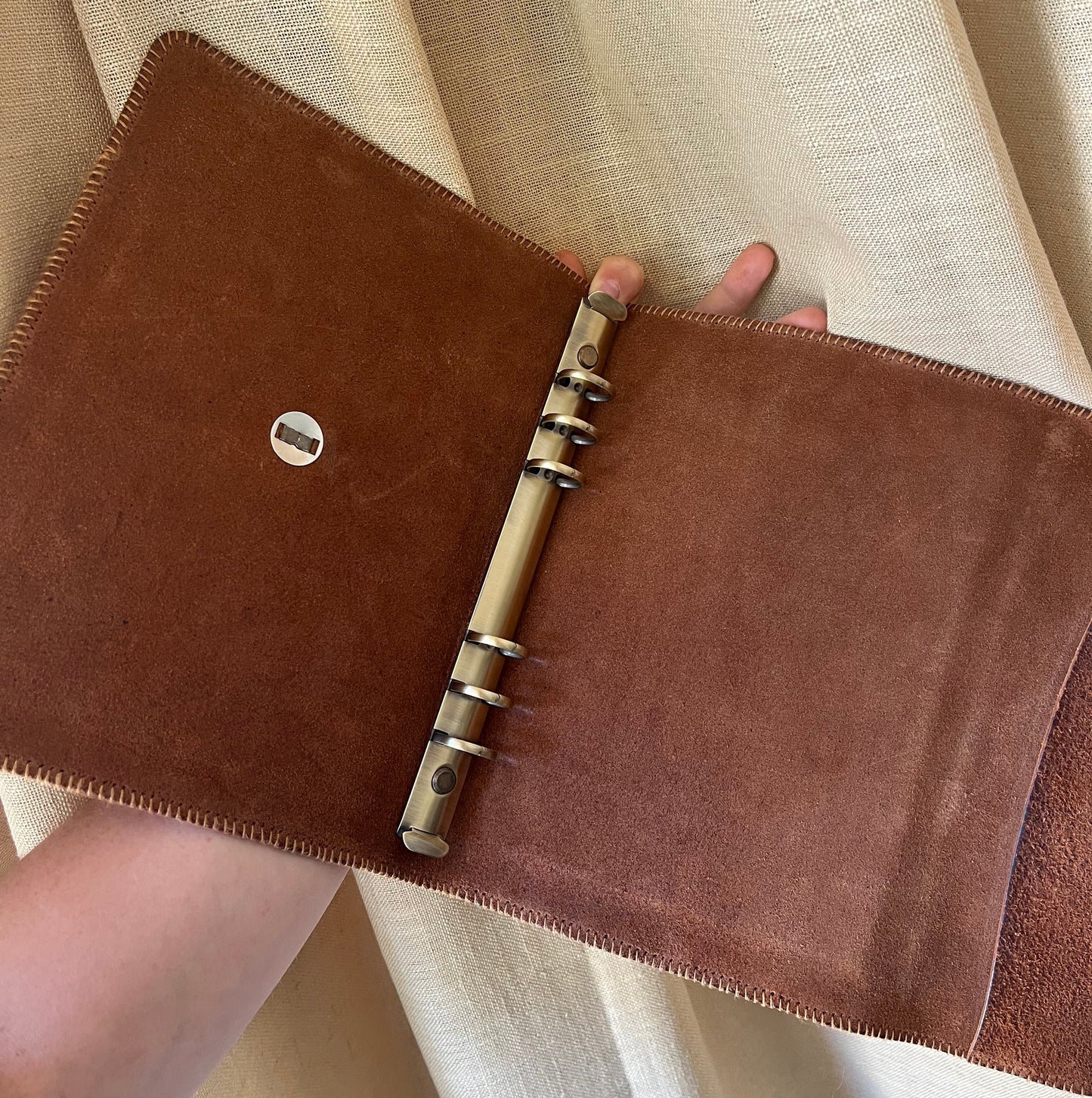 Livre d’or en cuir véritable – Format A5