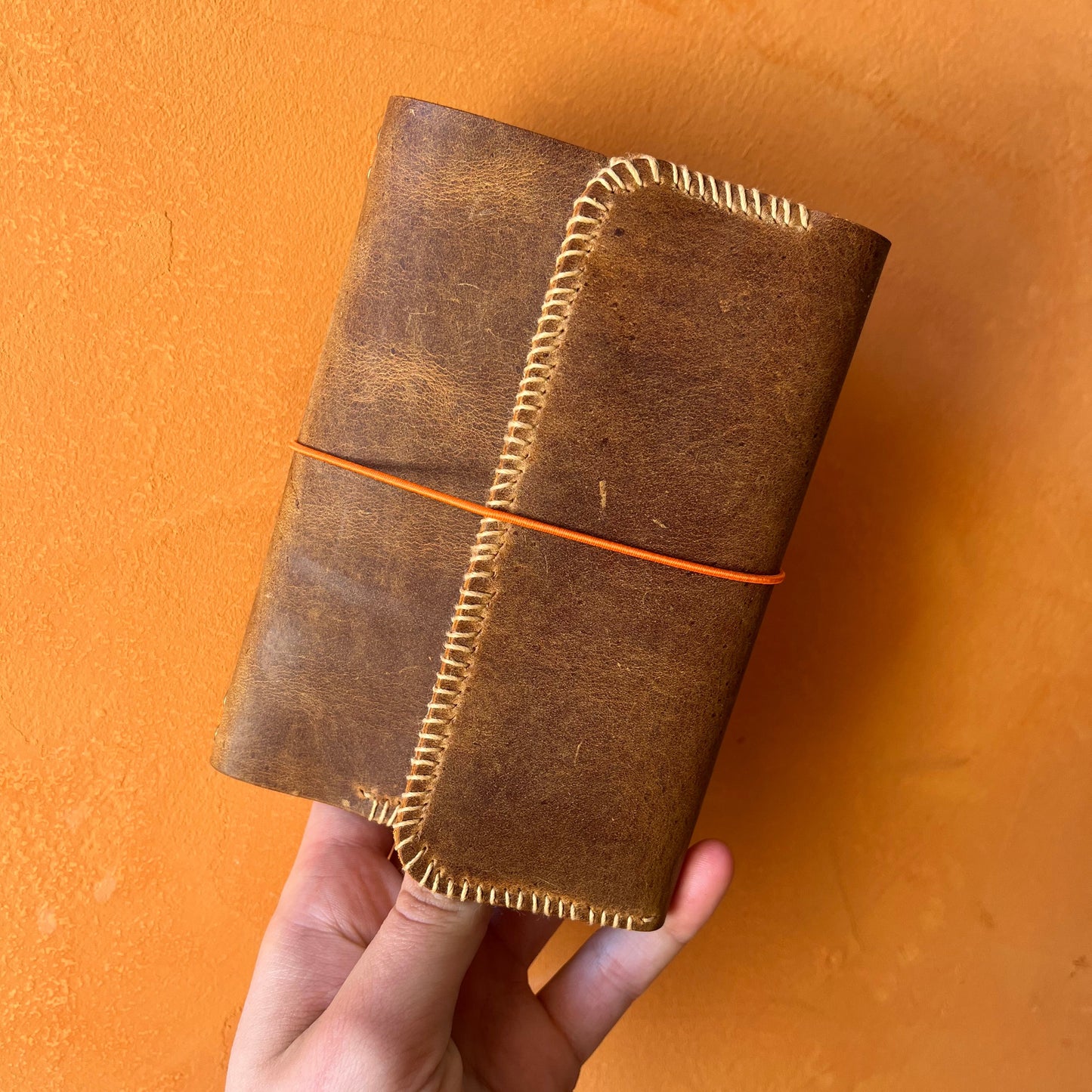 Carnet couverture en cuir personnalisable