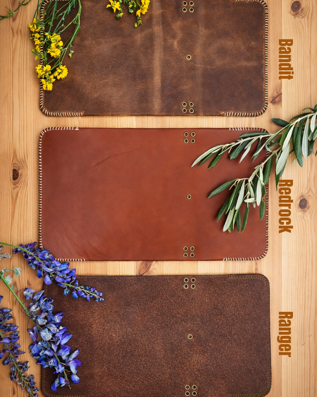 Carnet couverture en cuir personnalisable