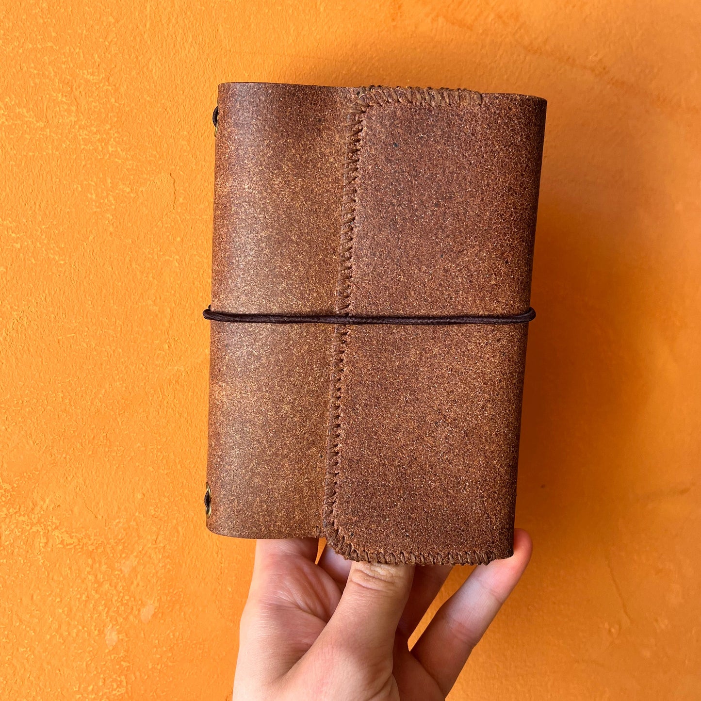 Carnet couverture en cuir personnalisable