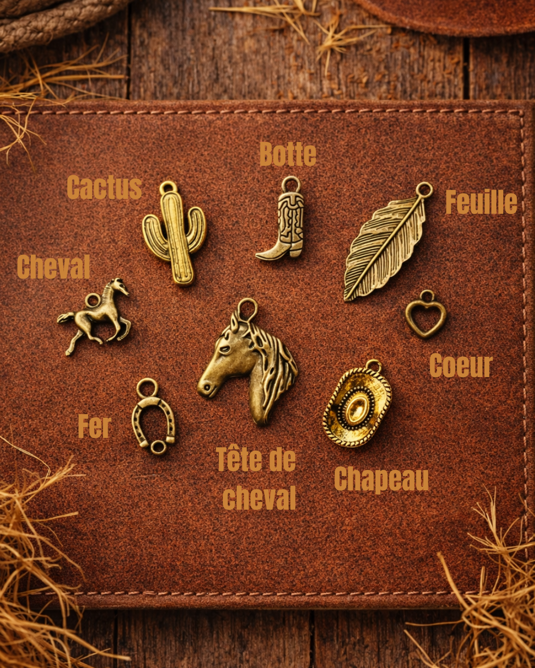 Carnet couverture en cuir personnalisable